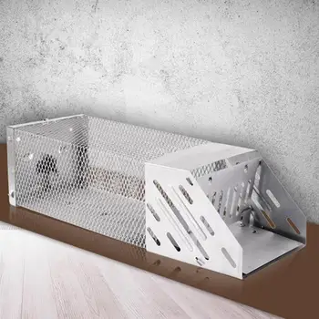Fare kapanı Güvenli Firma Şeffaf Ev fare kapanı Kafes Otomatik Fare Sincap tuzak kafesi Bahçe Küçük Hayvan Catcher Kutusu