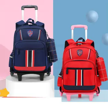 16 İnç bagaj seyahat sırt çantası erkek Haddeleme erkekler için sırt çantası Okul tekerlekli Çanta Su Geçirmez tekerlekli okul çantaları Tekerlekli