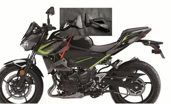 Bir Çift Karbon yüz Motosiklet Fairing Kitleri İçin Kawasaki Z400 20180 2019 2020 Su Deposu Koruma Yan Kapak ABS Plastik Enjeksiyon